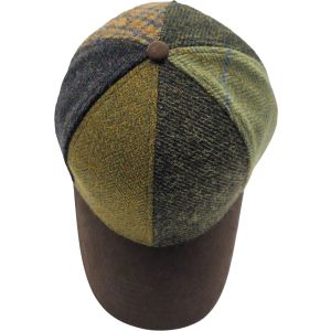 Patchwork Wool Baseball Cap