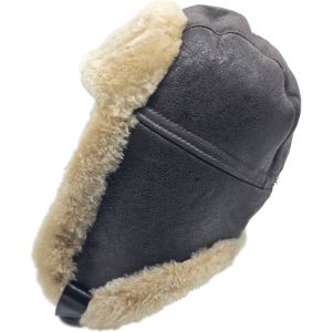 Genuine Leather Trapper Hat
