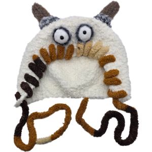 Fluffy Monster Character Winter Trapper Hat