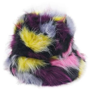 Stylish Faux Fur Bucket Hats