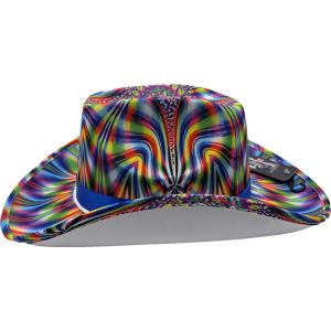 Fancy Party Rainbow Cowboy Hat