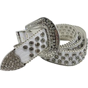 Genuine Leather Handmade Western Crystal Belt