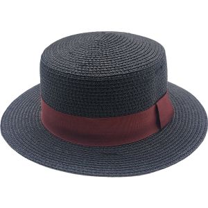 Summer Boater Hat (12Pcs)
