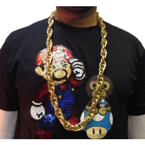 50cm Long Gold Style Hip Hop Costume Chain