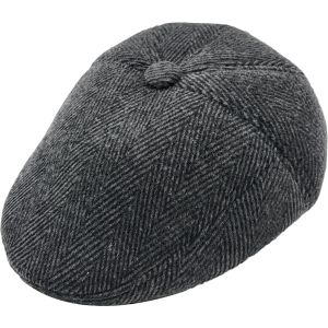 Winter Newsboy Flat Cap With Ear Flaps