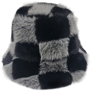 Winter Faux Fur Fluffy Bucket Hats