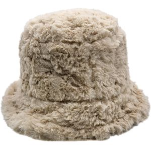 Winter Faux Fur Bucket Hats