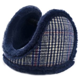 Checked Pattern Earmuffs (12Pcs)