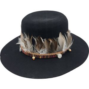 Wool Felt Boater Hat