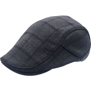 Classic Adjustable Check Flat Cap