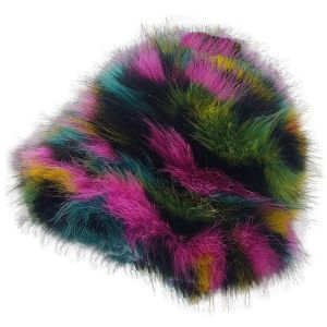 Stylish Faux Fur Bucket Hats