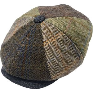 Wool Patchwork Newsboy Caps