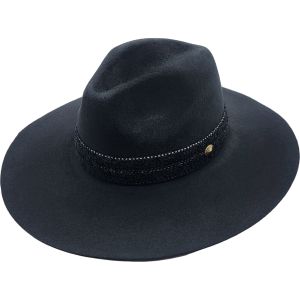 Wool Felt Big Brim Fedora Hat