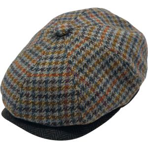 Classic Houndstooth Newsboy Cap