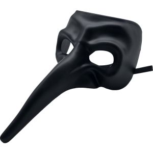 Fancy Black Plague Doctor Mask