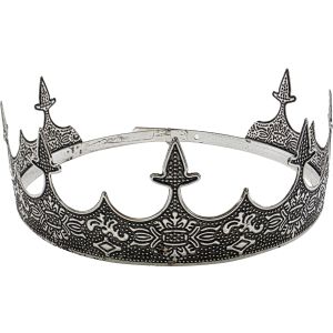 Fancy Vintage Metal Engraving Medieval Crown