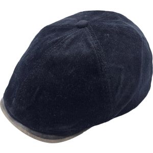 Adjustable 6-Pence Corduroy Newsboy Cap