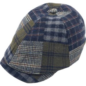 Adjustable Patchwork Newsboy Cap