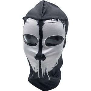 Full Head & Face Ghost Balaclava (12Pcs)