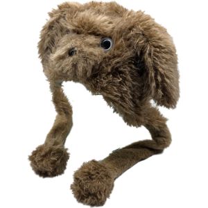 Winter Cute Soft Dog Fluffy Trapper Hat