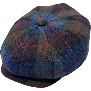 Multi-Coloured Tweed Newsboy Cap