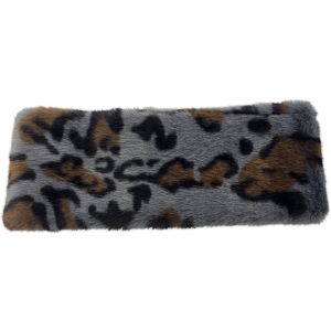 Soft Faux Fur Leopard Headband