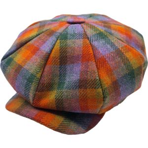 Multi-Colour Big Apple Newsboy Cap