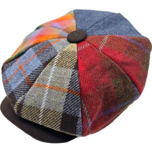 Patchwork Big Apple Newsboy Cap