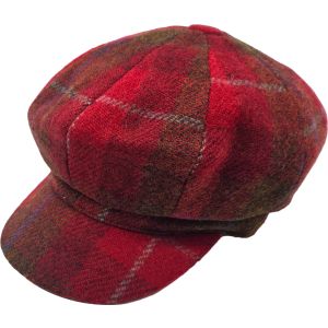 Women’s 100% Wool Tweed Newsboy Cap