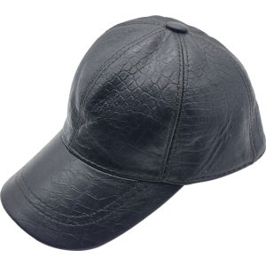 Genuine Leather Casual Baseball Cap