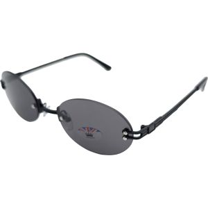 Minimalist Retro Oval Metal Sunglasses (12Pcs)