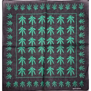 Leaf Grid Bandana (12Pcs)
