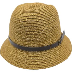 Ladies Woven Paper Straw Sun Hat 