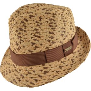 Summer Trilby Hat - Brown