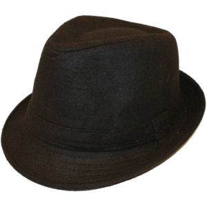 Black Summer Trilby Hat
