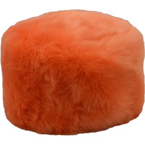 Faux Fur Hat - Peach