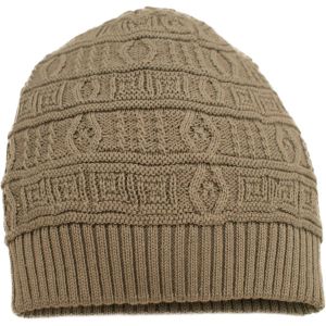 Knitted Beanie Hat - Light Grey