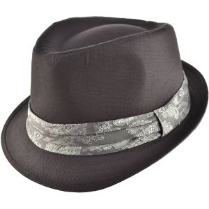 Summer Trilby Hat - Black