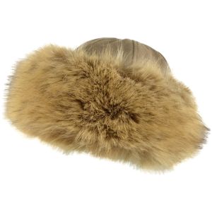Faux Fur Hat - Beige