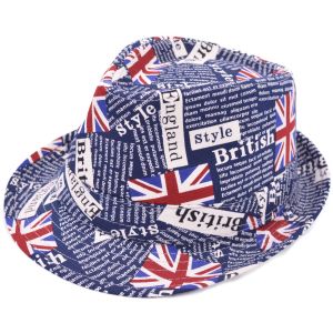 Union Jack Trilby Hat