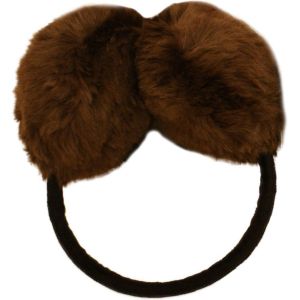 Soft Faux Fur Earmuffs - Brown