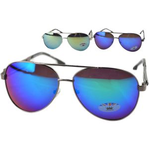 Classic Coloured Aviator Sunglasses