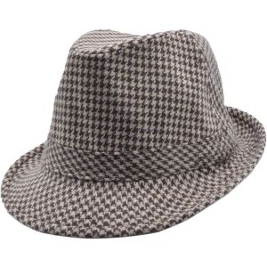 Houndstooth Trilby
