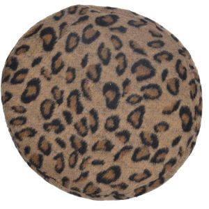Womens Leopard Beret (12pcs)