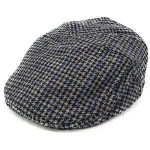 Kids / Childrens Elastic Tweed Flat Cap
