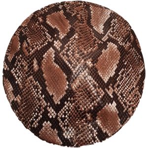 Womens PVC Animal Print French Berets