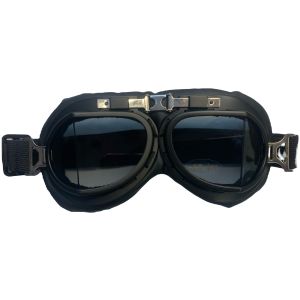 Steampunk Novelty Retro Motorcycle Biker Goggle in Black
