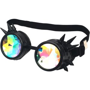 Novelty Ringed Steampunk Diamond Goggles (12pcs)