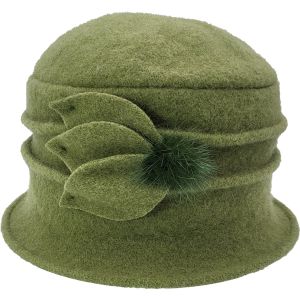 Women&#039;s Wool Vintage Cloche Hat