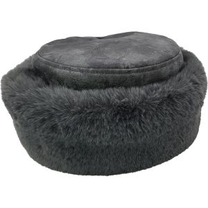 PVC Faux Fur Bandhat Skull Cap